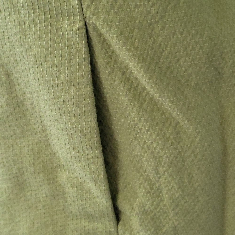 Eileen Fisher spring green straight collar full zip long sleeve lined jacket - Picture 10 of 12